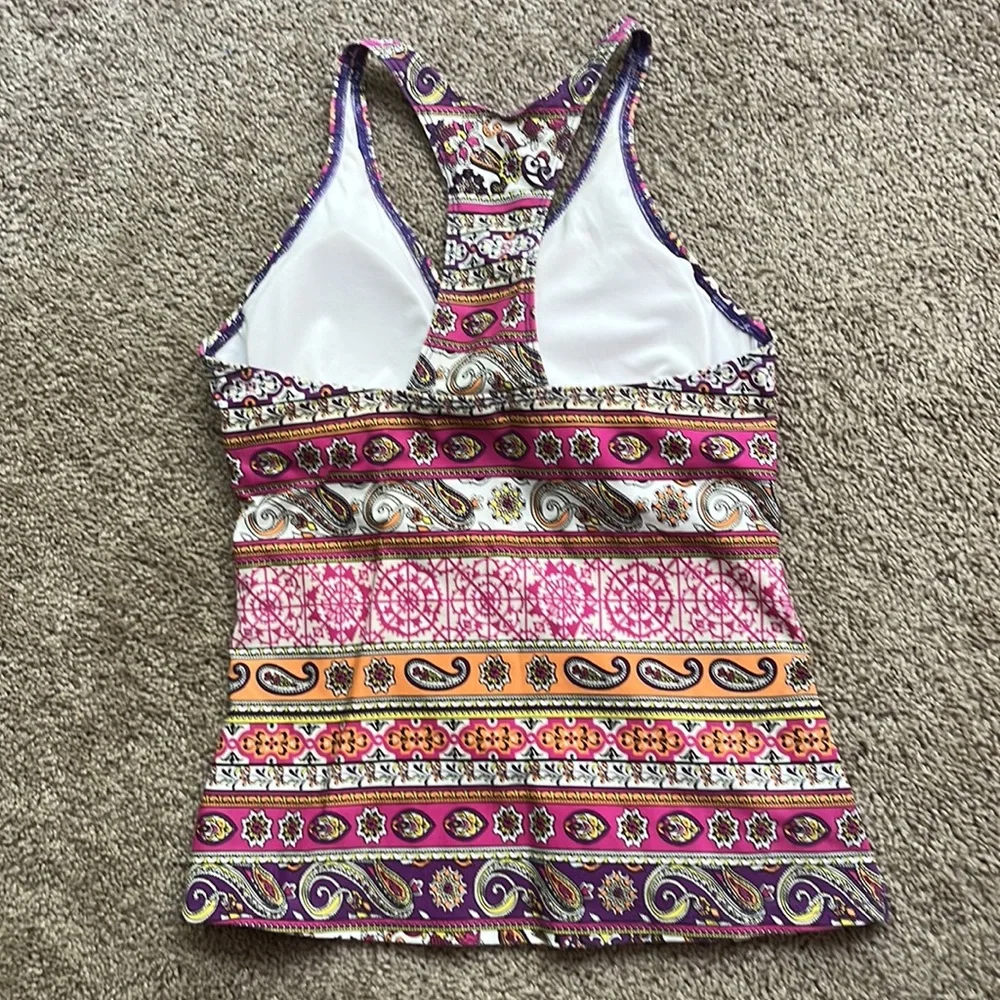 2/$25 bundle - Women's racer back tankini top - Picture 2 of 3